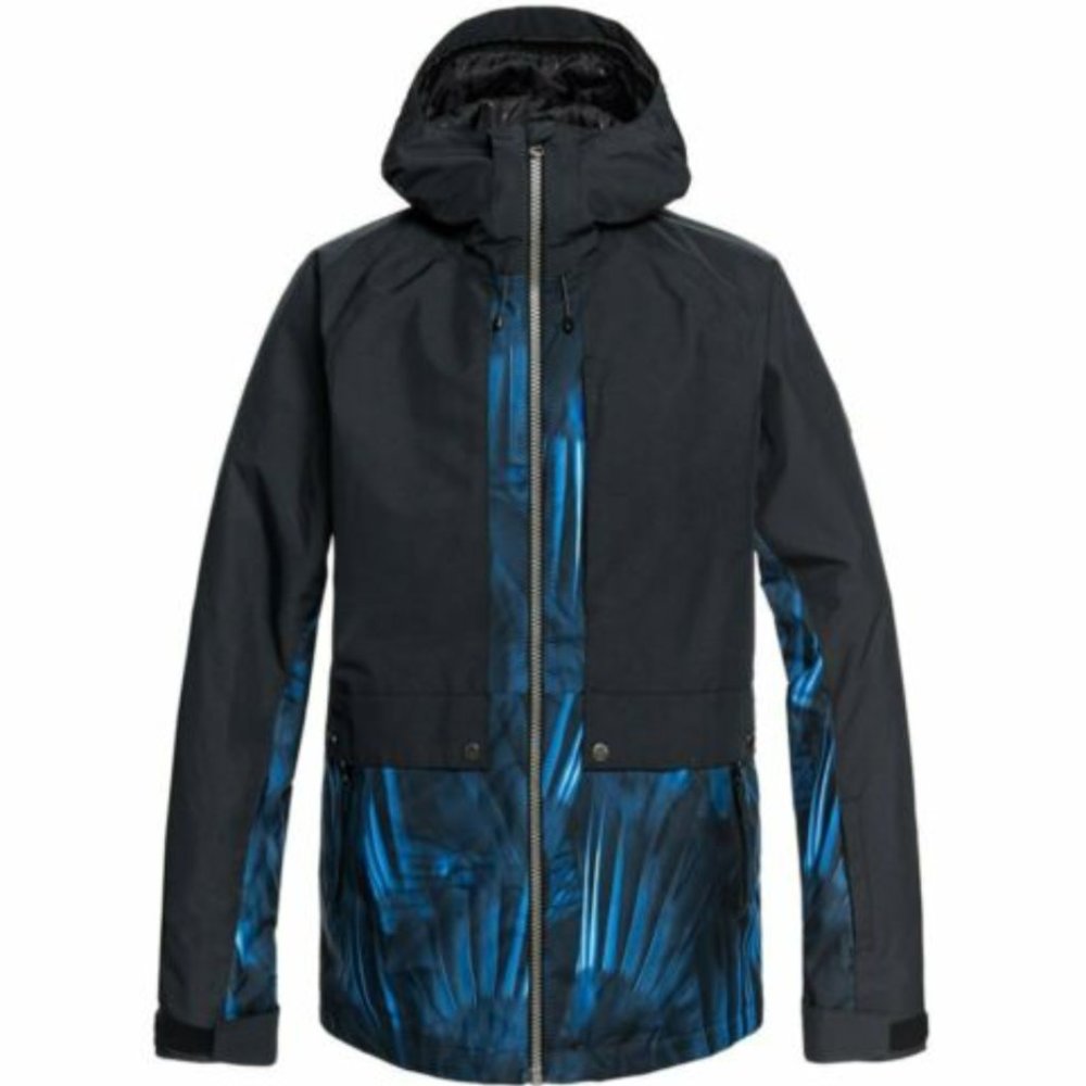 Quiksilver Travis Rice Ambition Men Snowboard Jacket Daphine Blue Small Like New